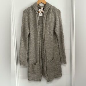 ✨NWT✨ Ashley By 26 International: Women’s Hooded Open Front Cardigan -